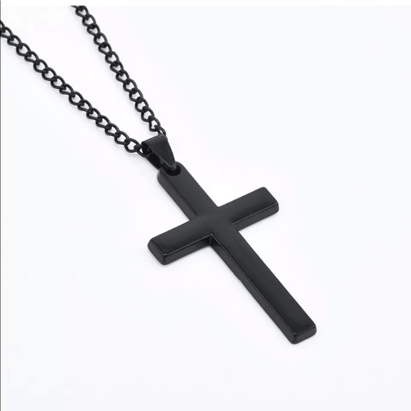 Jewelry - Stainless steel cross pendant link chain